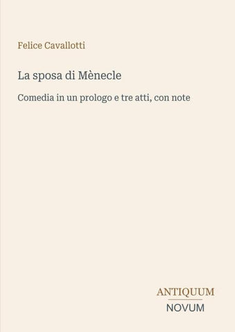 La sposa di Mènecle