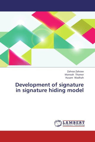 Development of signature in signature hiding model