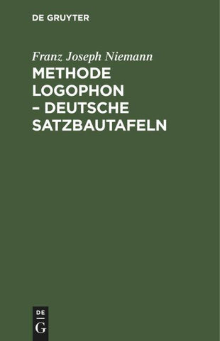 Methode Logophon – Deutsche Satzbautafeln