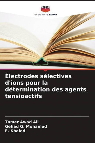 Électrodes sélectives d'ions pour la détermination des agents tensioactifs