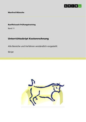 Unterrichtsskript Kostenrechnung