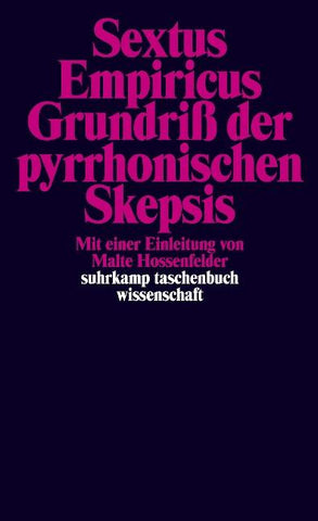 Grundriß der pyrrhonischen Skepsis