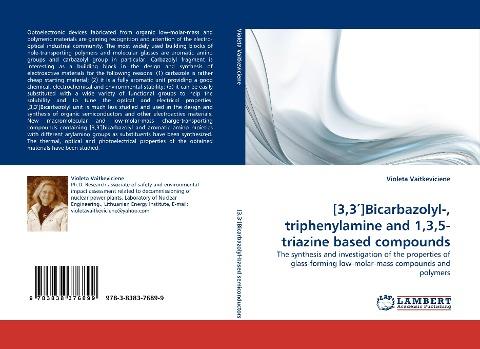 [3,3¿]Bicarbazolyl-, triphenylamine and 1,3,5-triazine based compounds