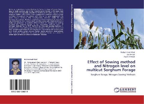 Effect of Sowing method and Nitrogen level on multicut Sorghum Forage