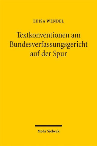 Textkonventionen am Bundesverfassungsgericht auf der Spur