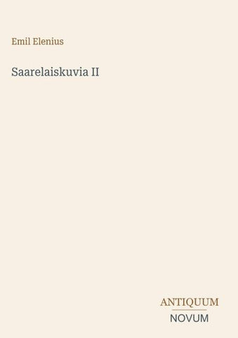 Saarelaiskuvia II