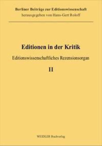 Editionen in der Kritik 2