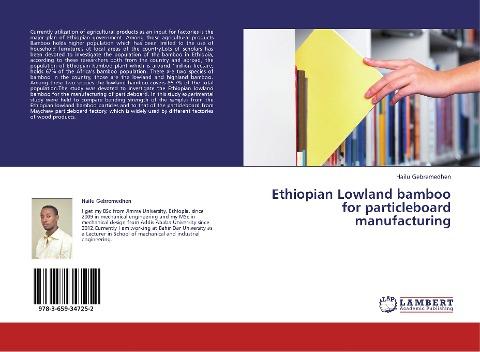Ethiopian Lowland bamboo for particleboard manufacturing