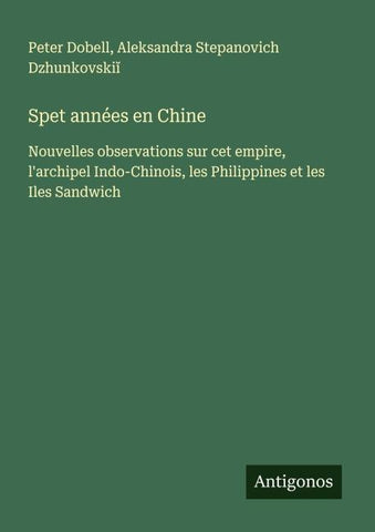 Spet années en Chine