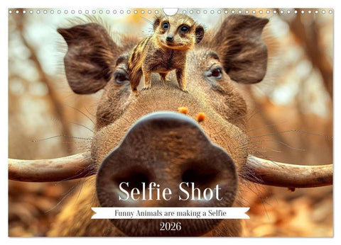 Selfie Shot (Wall Calendar 2026 DIN A3 landscape), CALVENDO 12 Month Wall Calendar
