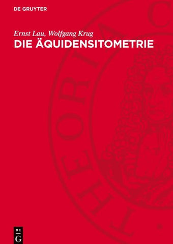 Die Äquidensitometrie