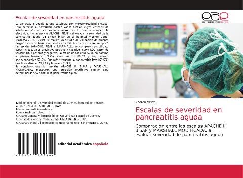 Escalas de severidad en pancreatitis aguda