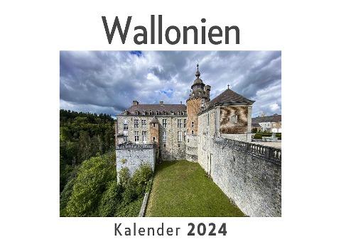 Wallonien (Wandkalender 2024, Kalender DIN A4 quer, Monatskalender im Querformat mit Kalendarium, Das perfekte Geschenk)