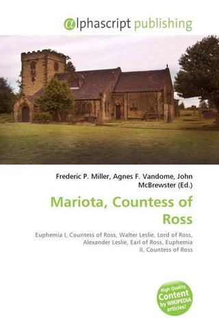 Mariota, Countess of Ross