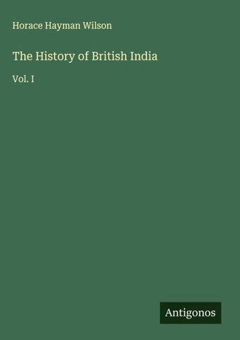 The History of British India