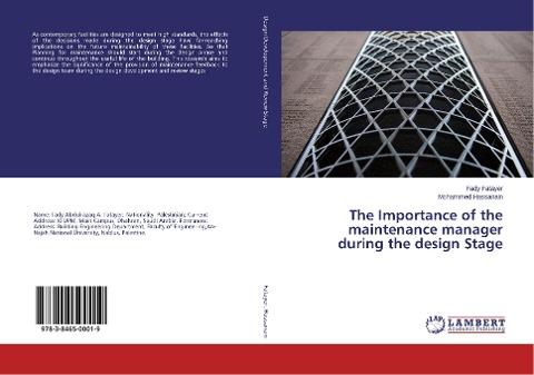 The Importance of the maintenance manager during the design Stage