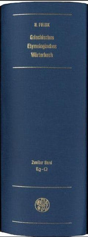 Griechisches etymologisches Wörterbuch / Griechisches etymologisches Wörterbuch
