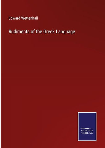 Rudiments of the Greek Language