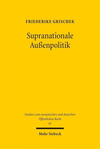 Supranationale Außenpolitik