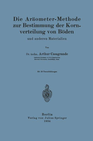 Die Aräometer-Methode zur Bestimmung der Kornverteilung von Böden und anderen Materialien