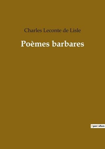 Poèmes barbares