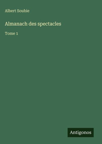 Almanach des spectacles