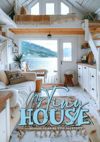 Mein kleines Haus Malbuch für Erwachsene