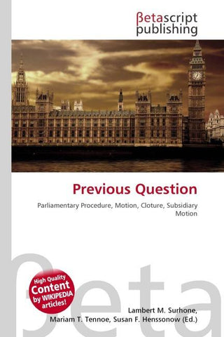 Previous Question