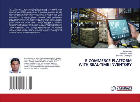 E-COMMERCE PLATFORM WITH REAL-TIME INVENTORY