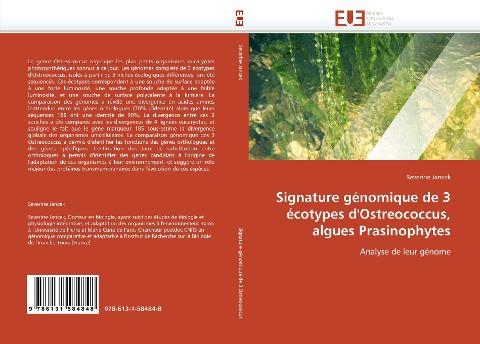 Signature génomique de 3 écotypes d'Ostreococcus, algues Prasinophytes