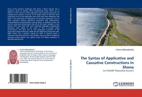 The Syntax of Applicative and Causative Constructions in Shona