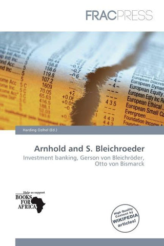 Arnhold and S. Bleichroeder