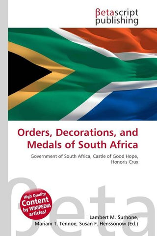 Orders, Decorations, and Medals of South Africa