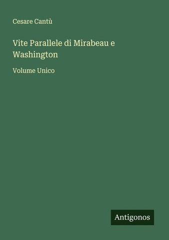 Vite Parallele di Mirabeau e Washington