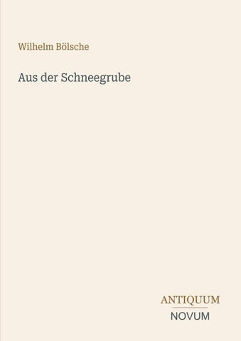 Aus der Schneegrube