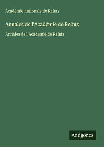 Annales de l'Académie de Reims