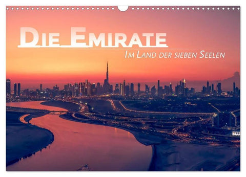 Die Emirate - Im Land der sieben Seelen (Wandkalender 2026 DIN A3 quer), CALVENDO Monatskalender