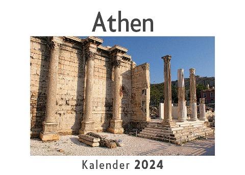Athen (Wandkalender 2024, Kalender DIN A4 quer, Monatskalender im Querformat mit Kalendarium, Das perfekte Geschenk)