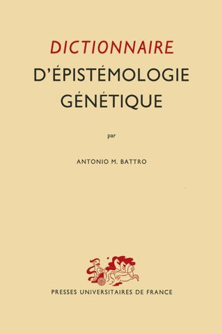 Dictionnaire D’épistémologie Génétique