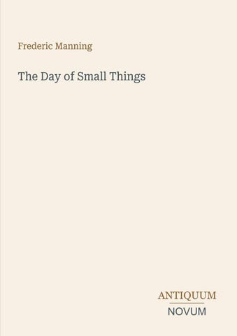 The Day of Small Things