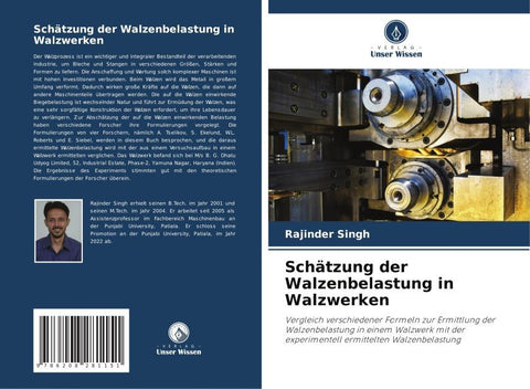 Schätzung der Walzenbelastung in Walzwerken