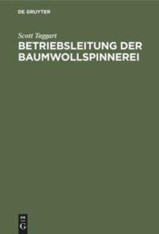 Betriebsleitung der Baumwollspinnerei