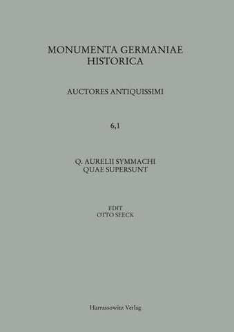 Q. Aurelii Symmachi quae supersunt