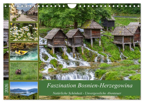 Faszination Bosnien-Herzegowina (Wandkalender 2026 DIN A4 quer), CALVENDO Monatskalender