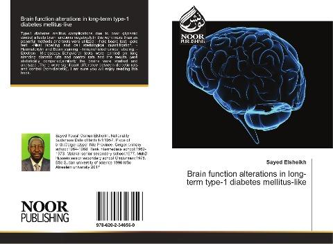 Brain function alterations in long-term type-1 diabetes mellitus-like