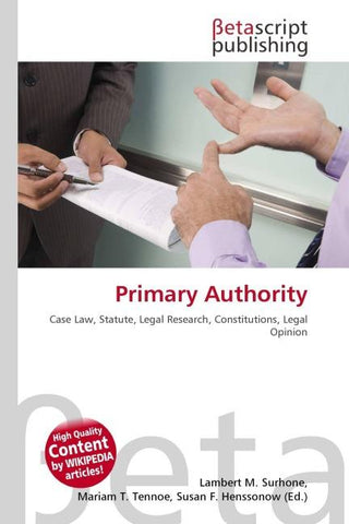 Primary Authority
