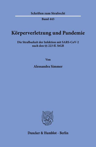 Körperverletzung und Pandemie