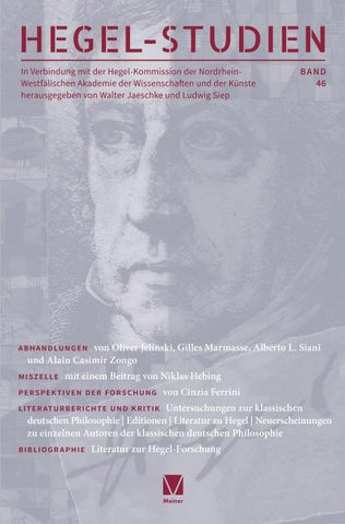 Hegel-Studien Band 46