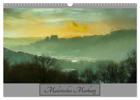 Malerisches Marburg (Wandkalender 2026 DIN A3 quer), CALVENDO Monatskalender