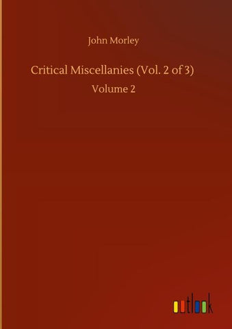 Critical Miscellanies (Vol. 2 of 3)